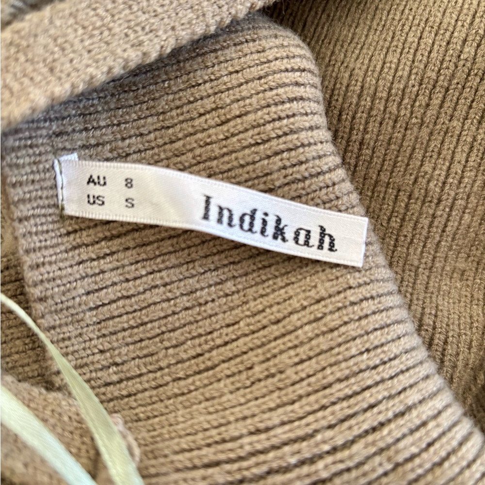 Olive Green Sweater dress - Picture 7 of 7